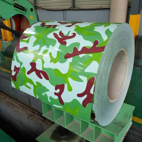 Quality Camouflage Pattern Color Coated Steel Coil For Building Home Appliances for sale