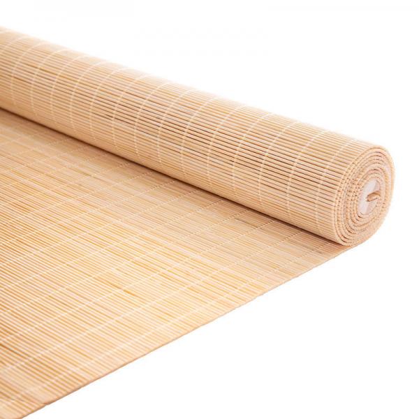 Quality Natural Bamboo Raw Material French Windows Bamboo Roller Blinds Sun Proof for sale
