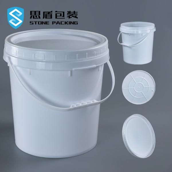 Quality Top Dia 30cm 20 Litre Paint Bucket With Handle 90 Mils Thick for sale