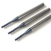 Quality Long Neck Hardness Steel Solid Tungsten Carbide 2.5mm End Mill Hrc65 for sale