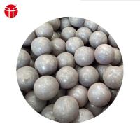 China 120mm 62HRC Grinding Media Balls , Carbon Forged Steel Grinding Balls factory