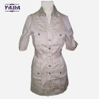 China Ladies designer spandex coat womens tshirt dresses printed pattern ladies one piece dress with low price factory
