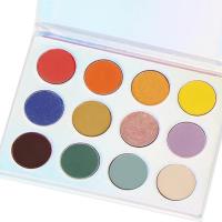 China Longlasting 12 Color Shimmer Matte Eyeshadow Palette With Private Label Logo factory