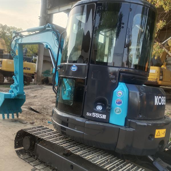 Quality Tracked hydraulic Kobelco second-hand excavator SK55SR for sale