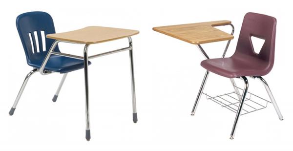 School Furniture Diamond Open Front  School Desks for Students & Teachers/