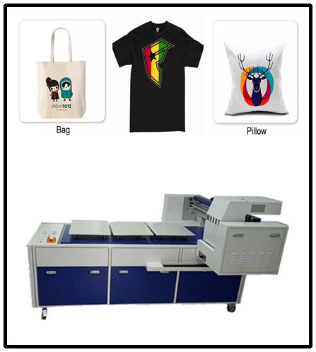China Direct To Garment T Shirt Printing Machine 220V / 110V 0 - 25MM Print Thickness CE Certification for sale