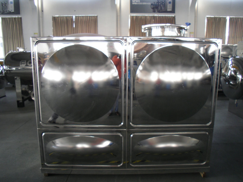 China Rectangular Combined Stainless Steel Water Tanks factory