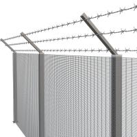 China Galvanized Airport Perimeter Fence 50*100mm 50*150mm Hole Y Post Fence factory