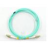 China OM3 Multimode Fiber Patch Cord LC UPC Connector 0 . 9 / 2MM Diameter factory