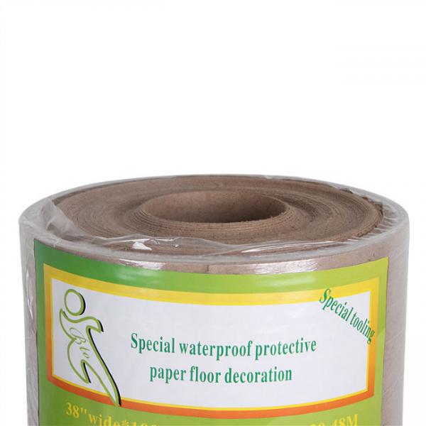 Quality Diameter 76mm Reusable Thickness 0.15mm Construction Floor Covering Paper for sale