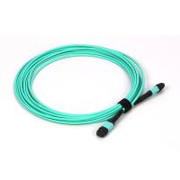 Quality Fiber Optic MTP MPO Trunk Cable Multimode OM3 OM4 3.0mm LSZH for sale