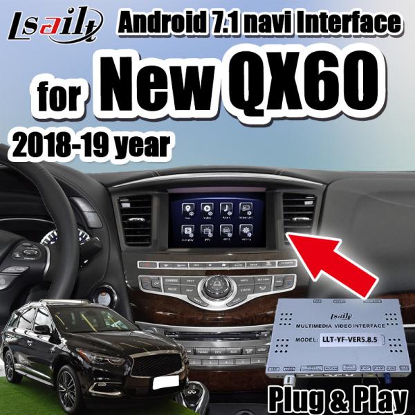 Quality Plug&Play Android 7.1 car video interface for New QX60 QX80 2018-2019 year support carplay , ADAS, youtube for sale