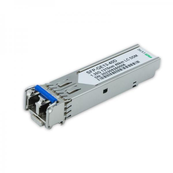 Quality 1.25GBASE 1G Transceiver SFP Duplex LC Connector SMF 40km Reach 1310nm Transceiver Module for sale