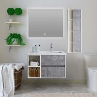 China 35-37 In Bathroom Vanity Mirror Cabinet Rectangle Customized Color factory