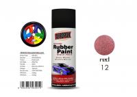 China 12pcs / Ctn Removable Rubber Spray Paint 0.4L Pearl Luster Red Color APK-8201-12 factory