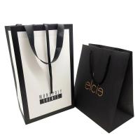 China Customize Clothing Gift Wrapping 300gsm Kraft Paper Bag Full Color for sale