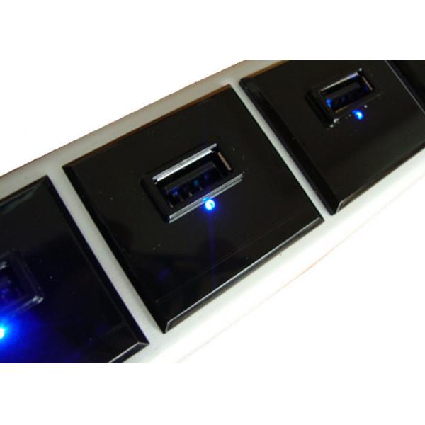 Quality 5V 2.1A Smart 7 Port USB Charging Power Strip , Mountable Power Strip With USB for sale