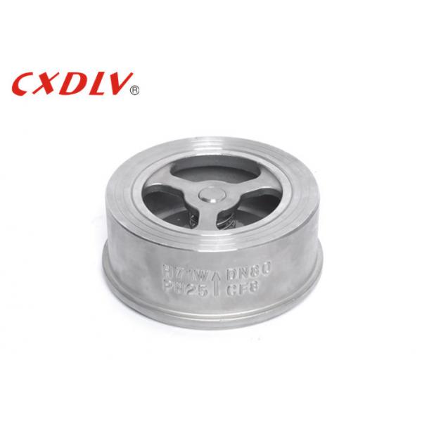 Quality H71 Carbon Steel Wafer Type Non Return Valve Lift One Way 300LB 8 Inch for sale