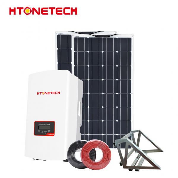 Quality 12 Volt On Grid Solar Plant 10kw Household Solar Panel System for sale