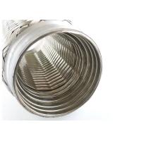 Quality 3" x 4" Inch Stainless Steel Exhaust Flex Pipe Stainless Steel Interlocking for sale