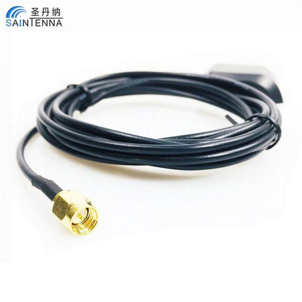 Car Active GPS Navigation Antenna Customized Gain With SMA Male Connector