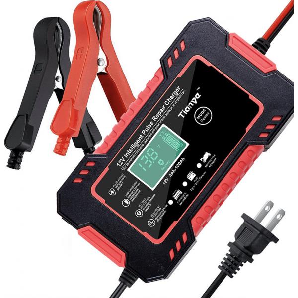 Quality Portable Intelligent Pulse Repair Battery Charger 6A 12V for sale
