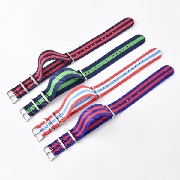 Quality Sport Fashion Nylon Fabric Watch Strap Braiding 18mm 20mm 22mm for sale