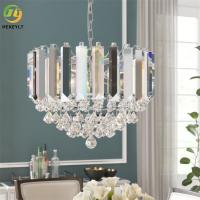 China Luxury 2 Light For Wedding Decor Crystal Pendant Light For Wedding Decor factory