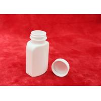 Quality Flat 40ml Square Plastic Bottle For Medicine Full Set PP Cap Aluminium Liner for sale