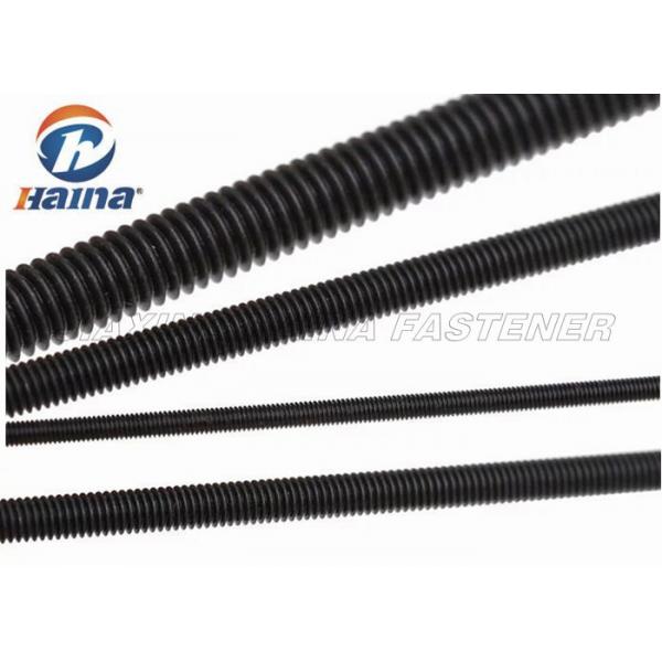 Quality Finished  carbon steel All Bar Grade 5 Grade 8 Fully Black Threaded Rod for sale