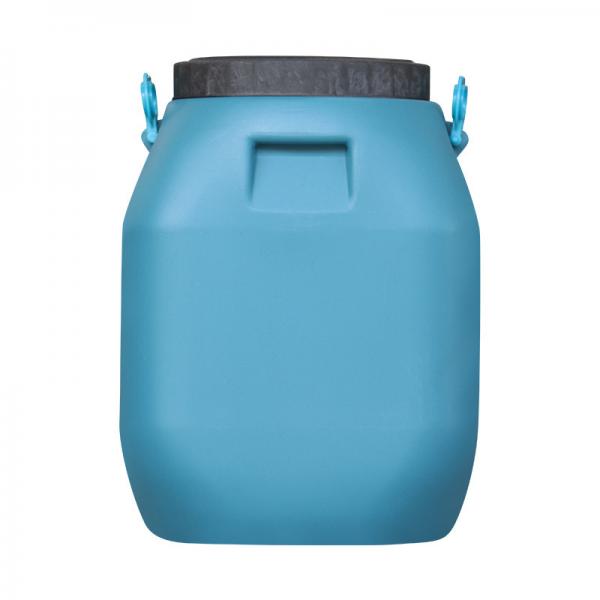 Quality 50L Square Blue Plastic Barrel Drum Removable Bucket Chemical ISO9001 for sale