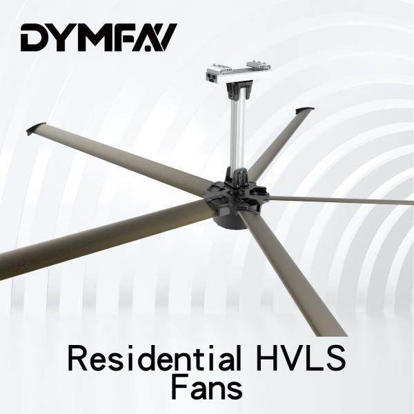Quality 7.1m 1.5kw Big Residential Ceiling Fans Large Industrial 24ft Ceiling Fan For Workshops for sale