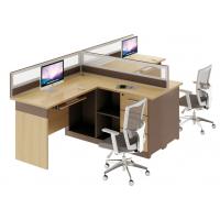 China modern 2 seater office panel desktop table furniture factory