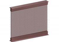 China Aluminum Coiled Wire Fabric For Exterior Patio Divider With Custom Configurator Service factory
