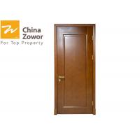 China China Fir Wood FD90 Fire Rated Timber Door/ Baking Paint Finish/ BS Certified factory