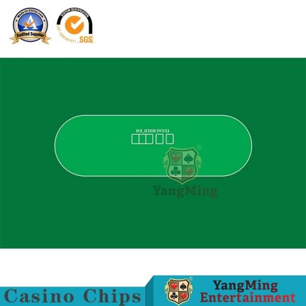 Quality Waterproof Flannelette Casino Table Layout With Baccarat Texas Poker Deluxe for sale
