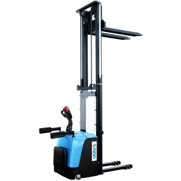 New 1.5 Ton Electric Stacker Forklift Power Pallet Stacker AC Motor Medium Electric Stacker CE/ISO Certificate SGS Tested