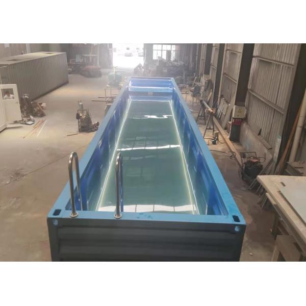 Quality Graphic Design 11m Shipping Container Pool Withstand 4800 Gallons for sale