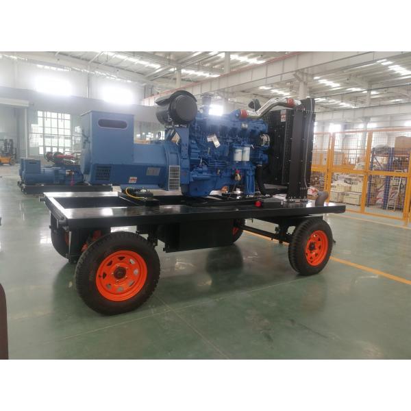 Quality High Efficiency 125kva 100 kw trailer mounted generator yuchai genset for sale