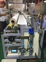 China 3.2 M /4M Ultrasonic roller blinds cutting machine automatic feeding &amp; rewinding fabrics factory