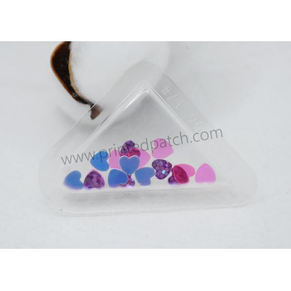 Quality Clear TPU 0.8mm Embossed Patches With Bling Sequins for sale