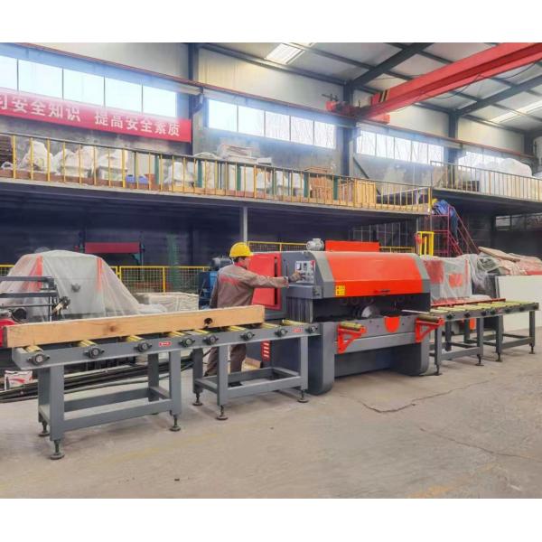 Quality Automatic Multiple Blades Ripsaw Rip Saw Wood Sawing Line to process logs into for sale