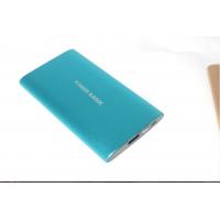 China Metal Power Bank Slim Charger Polymer Battery 8000mAh for sale
