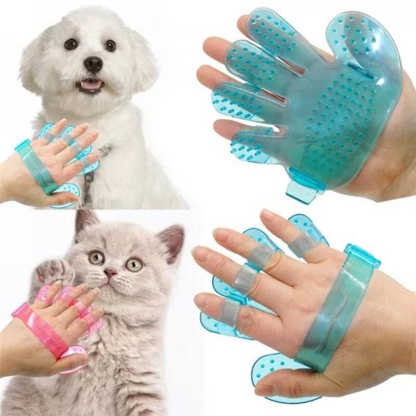 Quality Rubber Cat Hair Glove Comb Dog Hackle Pet Deshedding Brush Glove for sale