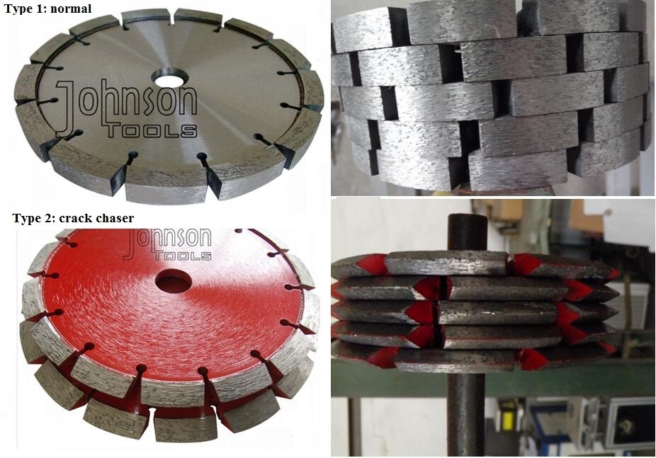 China Crack Chasing Tuck Point Diamond Blades , Diamond Cutting Saw Blade 125mm 180mm 300mm for sale