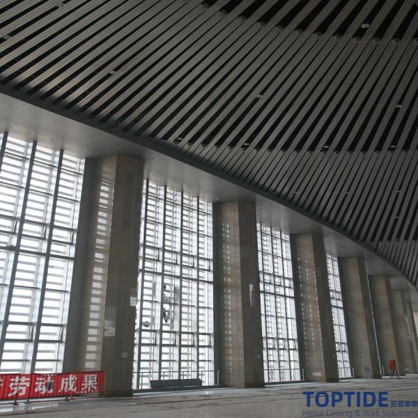 Quality Linear SONCAP Approval 100mm Decorative Ceiling Tiles For Drop Ceiling for sale