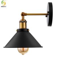 China Unique Vintage Industrial E26 Iron Wall Lamp Swing Arm Indoor factory