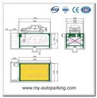 China Four Post Pit Design Parking Lift/Residential Pit Garage Parking Car Lift/Underground Vertical Car Storage factory