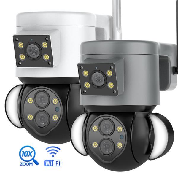 Quality Waterproof Outdoor PTZ Camera 4MP 10X Optical Zoom WiFi Two Way Audio for sale