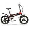 China Black 20 Inch Electric Bike For Adults 48v 13ah Lithium Battery Wear Resistant factory